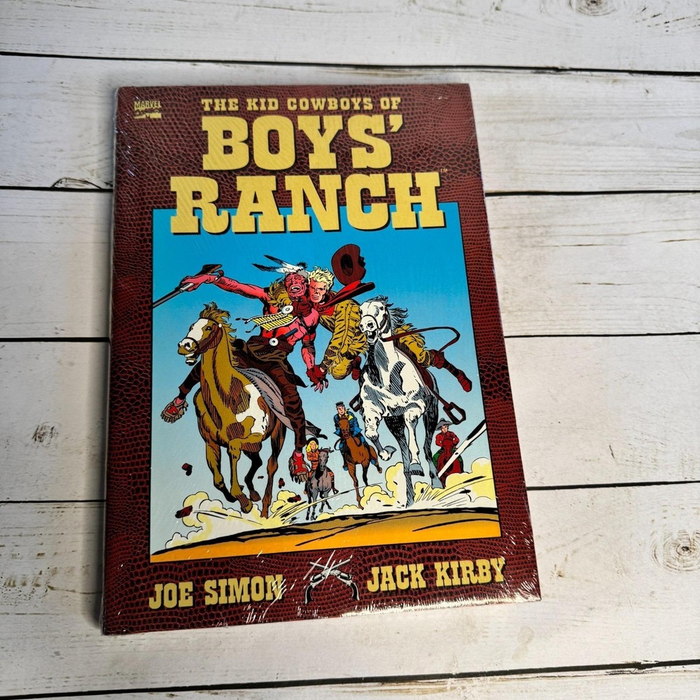 The Kid Cowboys of Boys' Ranch by Joe Simon and Jack Kirby Comic Book Hardcover